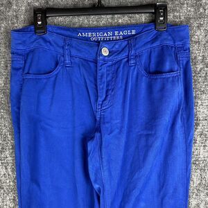 American Eagle Pants Womens 4 Blue Jegging Super Super Stretch Low-Rise Casual‎